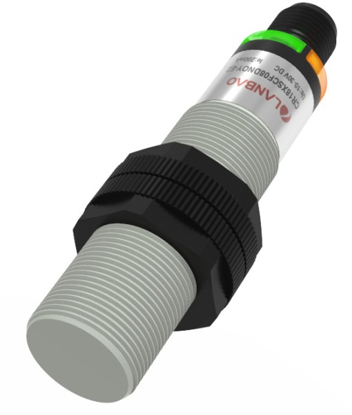 LANBAO CR18XSCF08DPRY-E2 емкостной датчик M18 PNP NO+NC Sn=8мм разъем M12