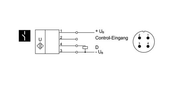 Ультразвуковой сквозной барьер ews-100/M18/CD Set