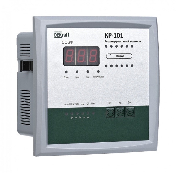 Регулятор реактивной мощности 220В, 4 ступеней, КР-101 DEKraft