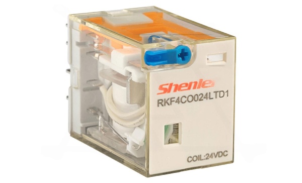 Реле RKF4CO024LTD1, 4CO, 6A(250VAC/30VDC), 24VDC, LED, мех. инд., тест-кнопка, диод +A1/-A2