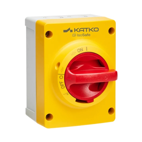 Выключатель KATKO 6419410 272640 (6419410272640) KEM 416YR M2 2XM25P 16А 4P IP66 