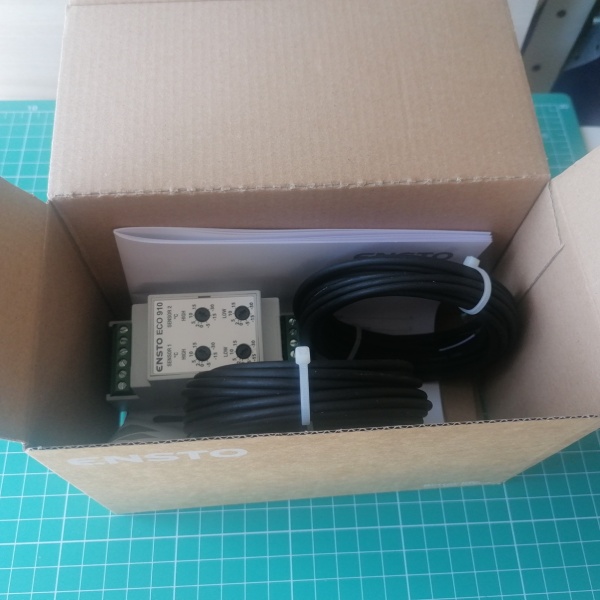 Терморегулятор д/систем антиоблед, 16А, на Din ENSTO с датчиками темп. воздуха/грунта ECO910