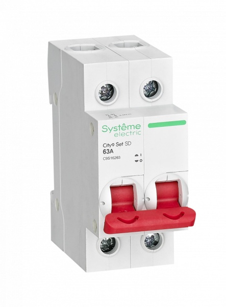 City9 Set Выключатель нагрузки (ВН) 2P 63А 400В