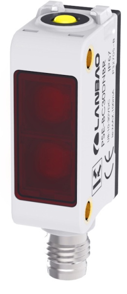 LANBAO PSE-PM3DPBR-E3 оптический датчик 32,5x20x12мм PNP NO/NC Sn=3м (R-тип) разъем M8
