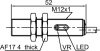LANBAO CR12CF02DPO емкостной датчик M12 PNP NO Sn=2мм кабель 2м