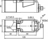 LANBAO LE40XZSN20DPRW1-E2 индуктивный датчик 40x40x129мм , PNP NO+NC, разъем M12, -40...+70°C