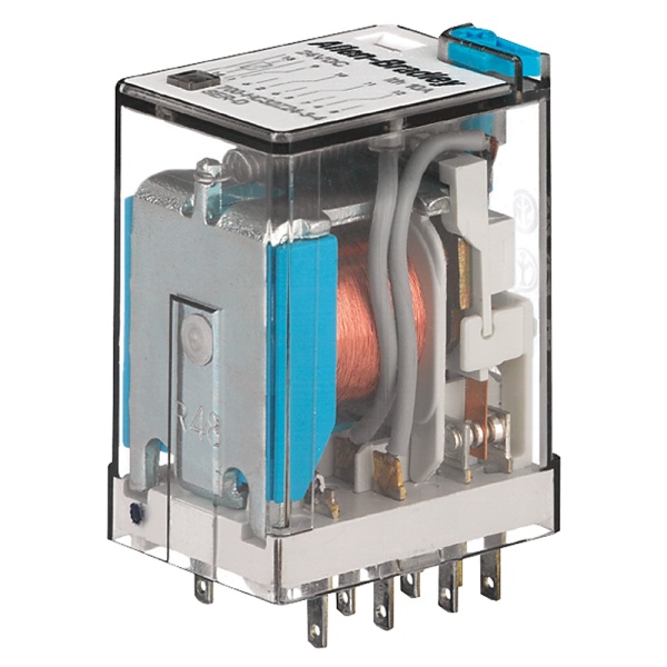 Реле 120 В 50/60 Гц, 4 переключающих контакта (4PDT) 7A, серебряные контакты 700HC24A1