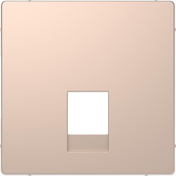 MERTEN D-Life ЦЕНТРАЛЬНАЯ НАКЛАДКА для розетки 2-ной RJ11/RJ12, ШАМПАНЬ