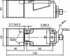 LANBAO LE40XZSF20DPRY-E2 датчик индуктивный, Sn 20 мм, заподлицо, прямоугольный, PNP, NO/NC, разъем