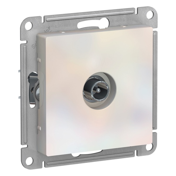 ATLASDESIGN TV РОЗЕТКА оконечная 1дБ, механизм, ЖЕМЧУГ