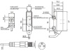LANBAO PST-YR30DPOS-F3 оптический датчик 15,2x8,4x27,8мм PNP NO Sn=30мм (D-тип) кабель с разъемом M8
