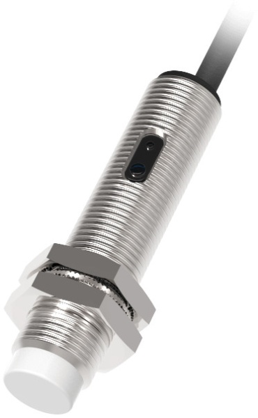LANBAO CR12CN04DNO Емкостной датчик 4 мм, 10…30 DC, NPN, NO, незаподлицо, никелированная латунь, каб