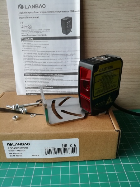 LANBAO PDB-CC100DGR оптический датчик расстояния