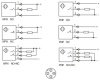 LANBAO LE40SZSN40DNRY-E2 индуктивный датчик 40x40x66мм NPN NO+NC Sn=40мм разъем M12
