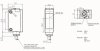 LANBAO PSE-TM10DPBR оптический датчик 32,5x20x12 PNP NO/NC Sn=10м (T-тип) кабель 2 м /приемник