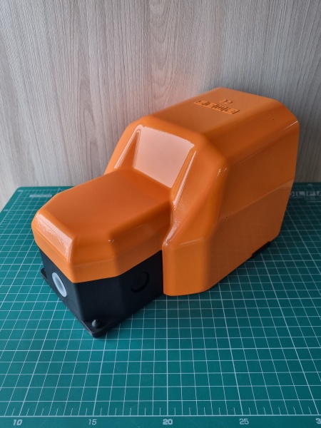 Педаль одиночная, 1НО+1НЗ, с защитным кожухом (алюминий) оранжевого цвета, (250В AC, 4А), IP65 PDKS11BX10T