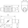Адаптер 165 MBG UH универсальный, для держателя 165 MBG, UV-resistant, черный, полипропилен