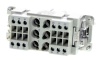  Разъем HAN, "папа", Han Com, 18PIN (6+12), размер 16В, Iном.1: 40А HARTING Technology Group 09 38 018 2601
