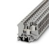 Клемма проходная UK 10-TWIN /10,2mm, винтовая, 3 присоед., 10(max 16)mm2, 57A, 800V, серая