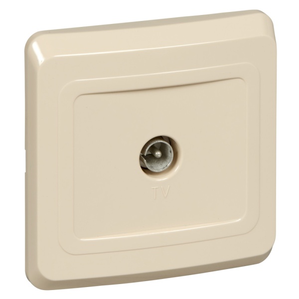 ЭТЮД С/У РОЗЕТКА телевизионная, КРЕМОВЫЙ