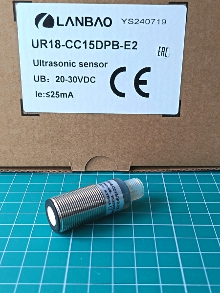LANBAO UR18-CC15DPB-E2 ультразвуковой датчик M18 PNP NO/NC Sn=20-150мм разъем M12