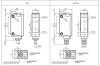 LANBAO PSE-SC10DNBX оптический датчик 32,5x20x10,6мм NPN NO/NC Sn=100мм (D-тип) кабель 2м