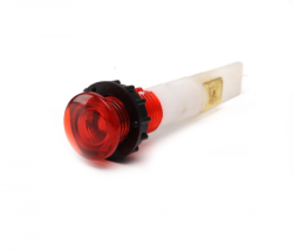 Сигнальная арматура 10мм красная с зажимами S102K