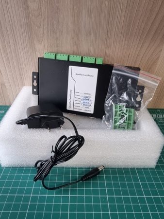 Преобразователь интерфейсов ZLAN5443H, RS-232/485/422 в Ethernet, 4xRS-485/422, 4xRS-232, Modbus Gateway, 24VDC