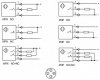 LANBAO LE40SZSN40DNRY-E2 индуктивный датчик 40x40x66мм NPN NO+NC Sn=40мм разъем M12