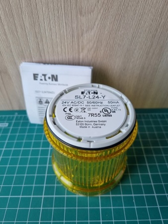 Модуль постоянного света SL7-L24-Y, желтый, LED, 24VAC/DC, IP66