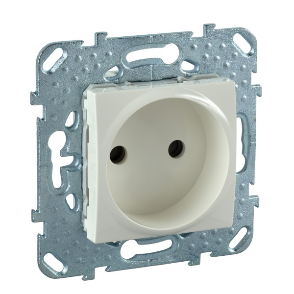 РОЗЕТКА БЕЗ З/К СО ШТОРКАМИ (ВИНТ. ЗАЖИМ