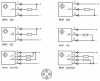 LANBAO LE40XZSN20DPRW1-E2 индуктивный датчик 40x40x129мм , PNP NO+NC, разъем M12, -40...+70°C