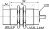 LANBAO LR30XBN22DLOY индуктивный датчик M30x63мм 2х проводной NO 10...30V Sn=22мм кабель 2м