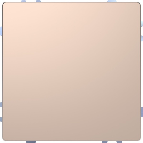 Merten System Design, KNX кнопочный выключатель c датчиком температуры, Шампань