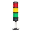 RAVENTEK PVO2-3220F-RYG световая колонна ?64мм с зуммером 3 цвета RYG прямое основание IP65 220VAC