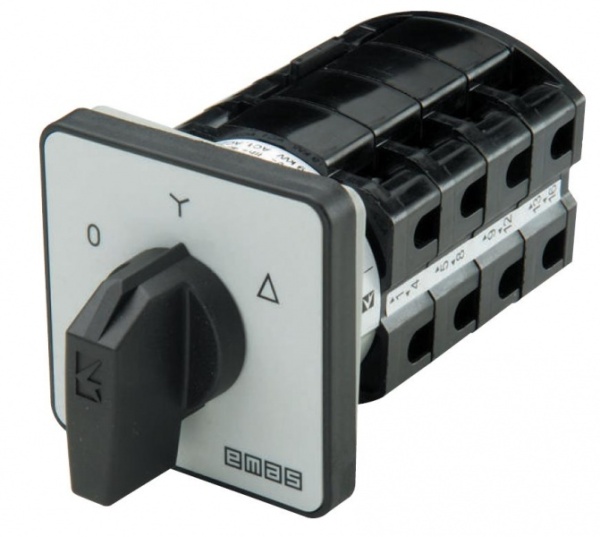 Переключатель "звезда-треугольник" трехфазный 63А PS063MS335