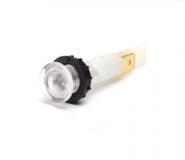 Сигнальная арматура 10мм белая с зажимами.