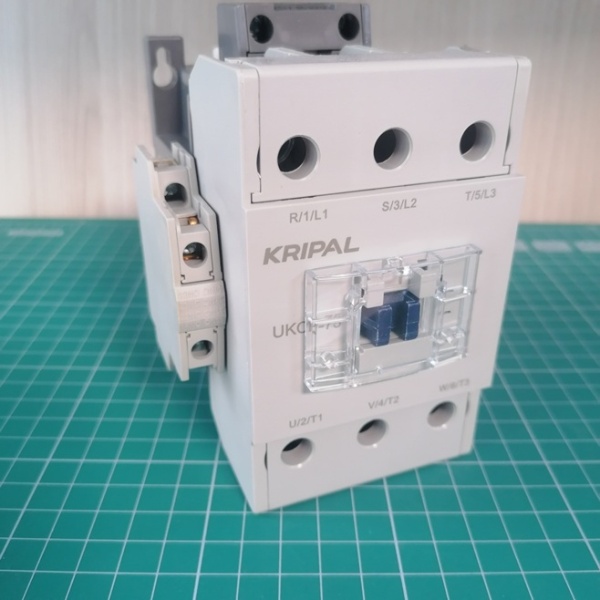 Контактор UKC1-75-22-230AC, 3P, 75A(AC-3), 110A(AC-1), 37kW(400VAC), Uк=230VAC, 2NO+2NC