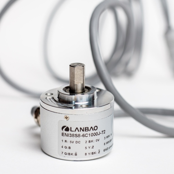 LANBAO ENI38S8-6E2048H-T2 энкодер ?38 сплошной вал 8мм 2048имп/об HTL/PUSH PULL 8-30DC кабель 2м