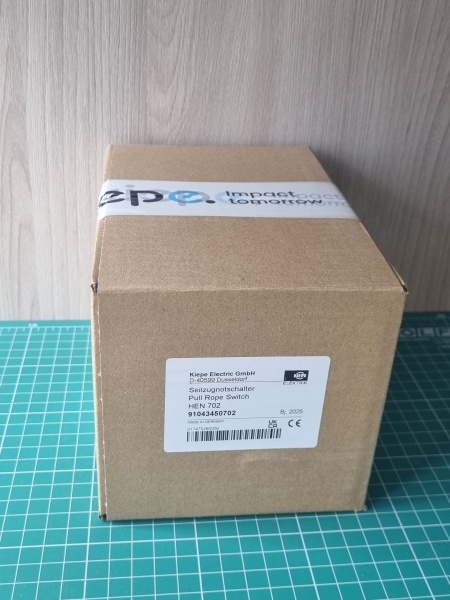 Тросовый выключатель устройство аварийной остановки с функцией фиксации HEN 702 Kiepe Elektrik (91.043 450.702)