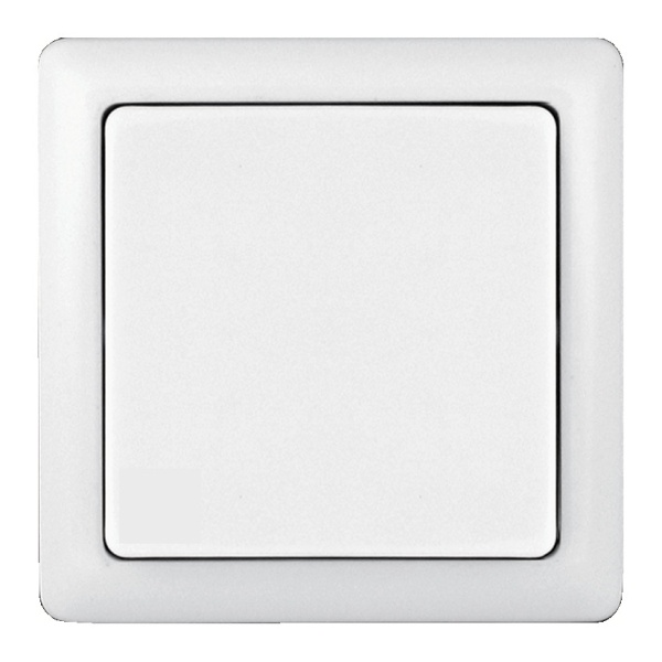 ХИТ О/У 1-клавишный ВЫКЛЮЧАТЕЛЬ ИЗОЛ.ПЛ.6А, 250В, БЕЛЫЙ