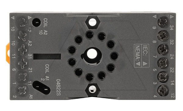 Цоколь SUB11-E, 3CO/11pin, 12A(300V), винтовой зажим, черный, на рейку DIN35/панель, для RUB3CO, R15, 60.13, RRD3, MT3, RUMC3, MK3