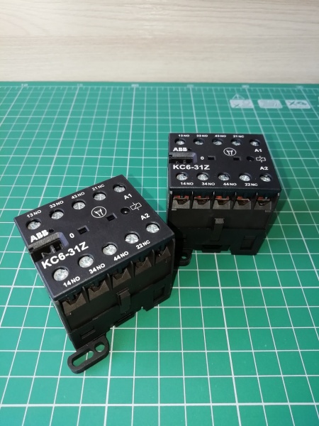 Реле мини-контакторное KC6-31Z-01 24VDC, 3NO+1NC 4A-AC15