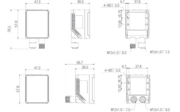 LANBAO PID-P3013X-07M-RH Сканер штрих-кодов