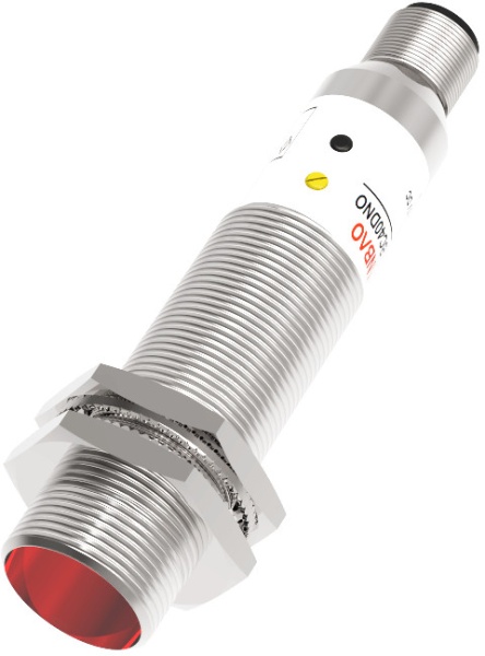 LANBAO PR18-YC10DPR-E2 оптический датчик М18 PNP NO+NC Sn=100мм BGS (D-тип) разъем М12