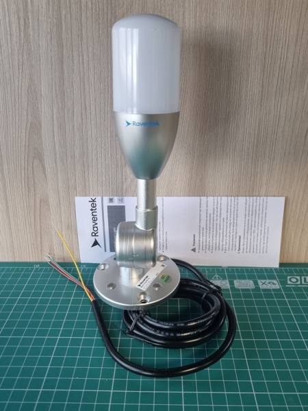 RAVENTEK ROF-F24-RYG Светодиодная сигнальная колонна, диаметр 50мм, 24VDC,с зуммером, IP65, 3 цвета