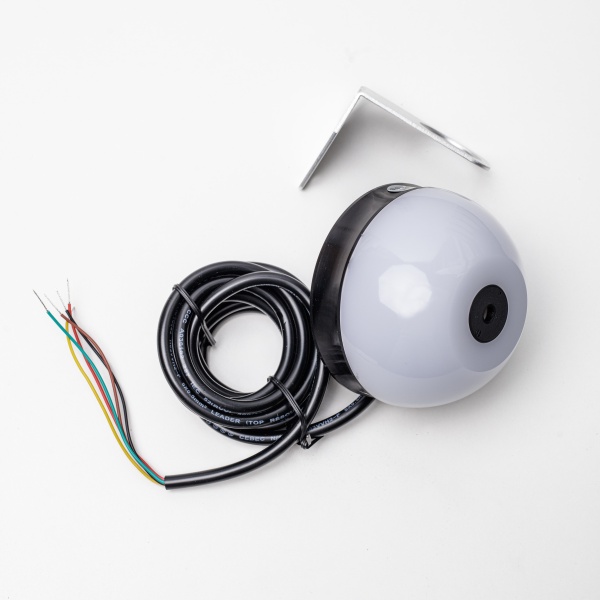 RAVENTEK R90-24Q-RYG светосигнальный маячок ?90 мигание с зуммером IP54 RYG кабель 2м