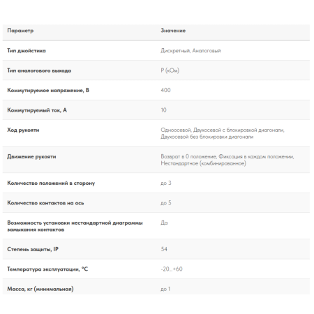 Командоконтроллер (джойстик промышленный) XKBA-35330 аналог Schneider Electric XKBA35330