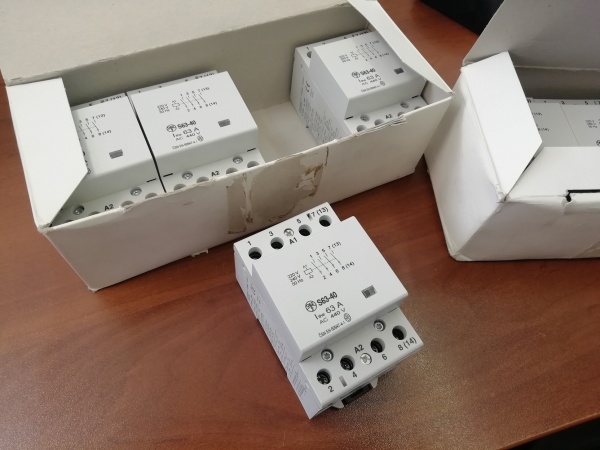 Контактор модульный S63-40 OEZ 63А, 230В AC, 4но 11307