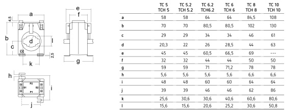 M70313 Трансформатор тока TC5 60/5A